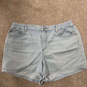LOFT Light Blue Denim Jean Shorts